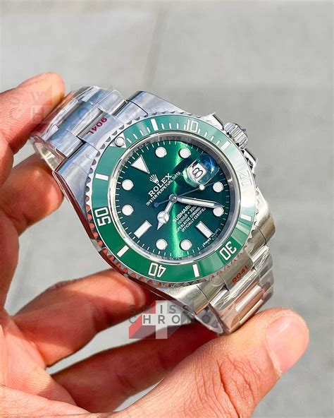 rolex submariner date hulk green|rolex hulk watch charts.